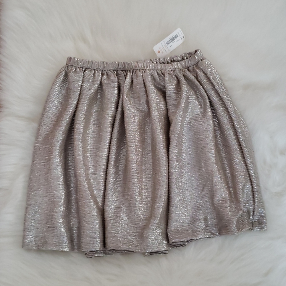 Girls Gold Shimmer skirt